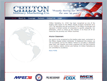 Tablet Screenshot of chiltonmarketing.com